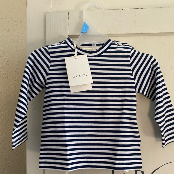 NWT Authentic Gucci Infant “ Lightning Strike” Shirt- SZ 6-9 months - Picture 2 of 16